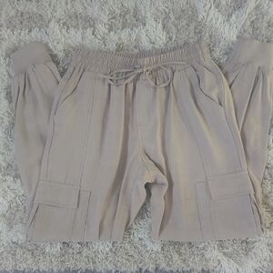 INC International Concepts Taupe Jogger Pants
